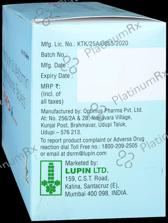 Verifica M 1000/50mg Tablet 15s