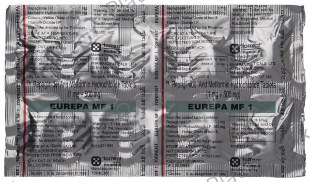 Eurepa MF 1/500mg Tablet 10s
