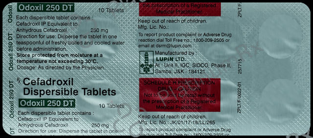 Odoxil 250 DT Tablet
