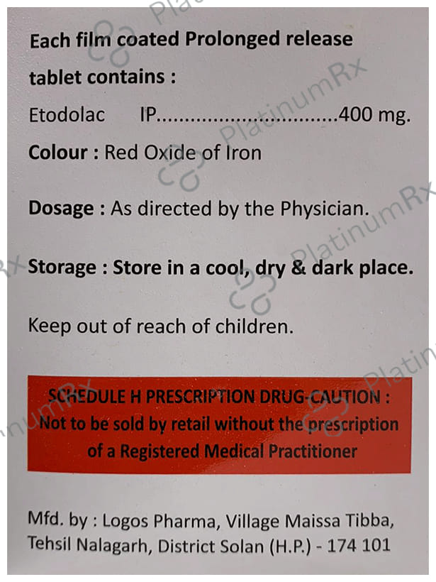 Tracfast 400mg Tablet PR 10s