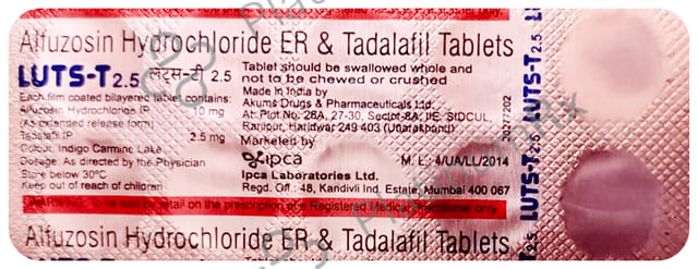 Luts T 2.5/10mg Tablet 10s