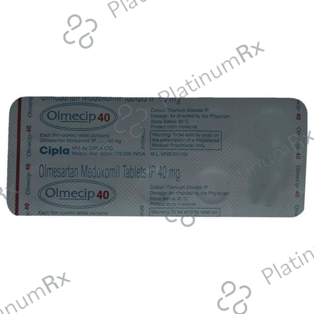 Olmecip 40mg Tablet 10s