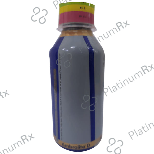 Ambrolite D 2/10/5mg Syrup 100ml