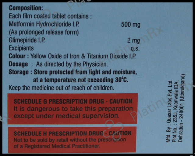 Glicisa-M 2 Tablet PR