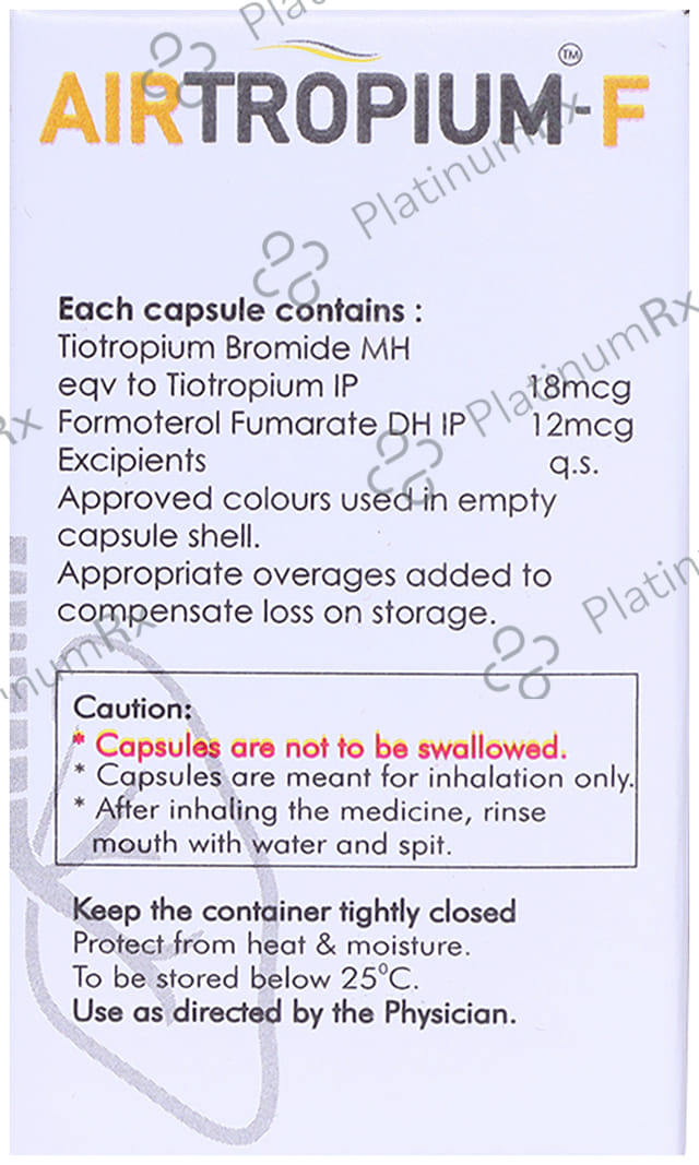 Airtropium F 12/18mcg Capsule 10s