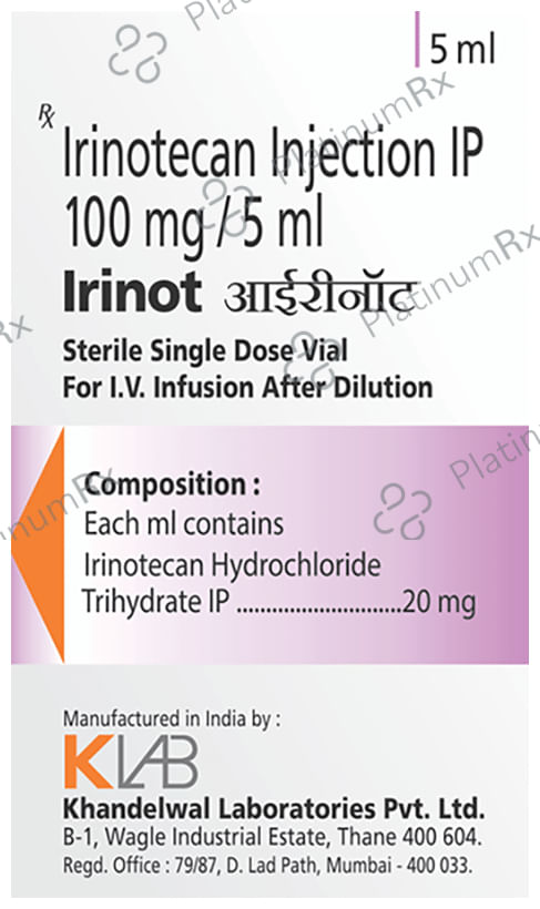 Irinot 100mg Injection