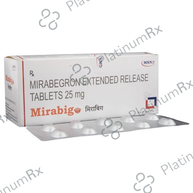 Mirabig ER 25mg Tablet 10s