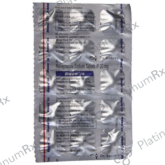 Razo 20mg Tablet 15s