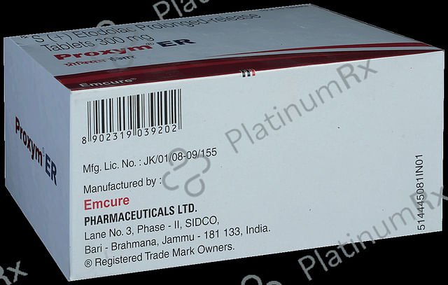 Proxym ER PR 300mg Tablet 15s