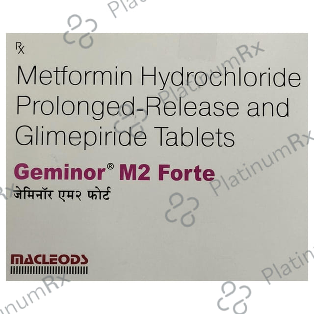 Geminor M2 Forte 2mg/1000mg Tablet PR