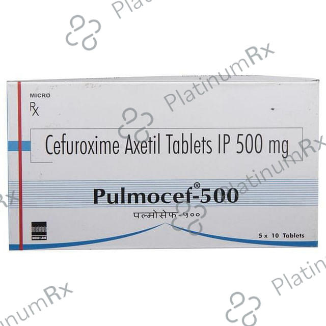 Pulmocef 500mg Tablet 10s