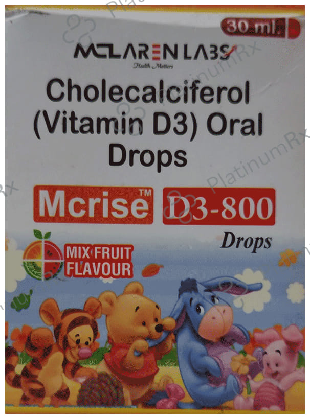 Mcrise Cholecalciferol Oral Drop Mixed Fruit