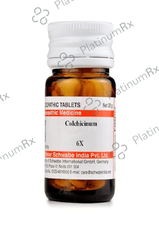 Dr Willmar Schwabe India Colchicinum Trituration Tablet 6X