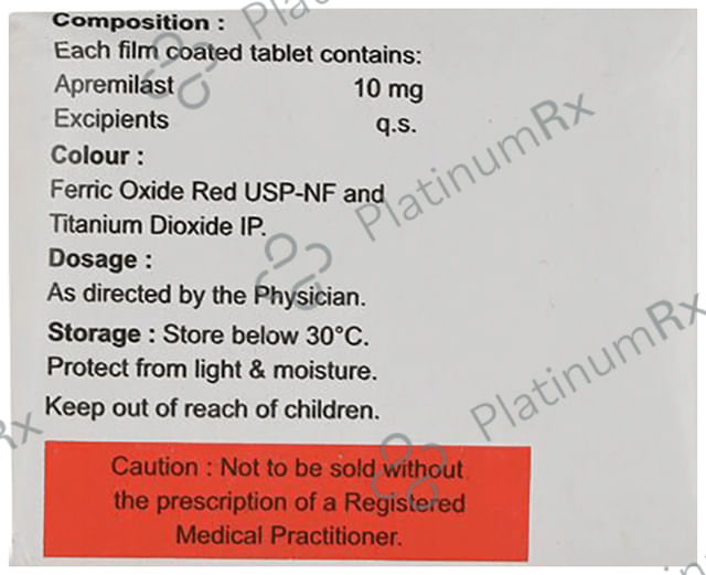 Apxenta 10mg Tablet 10s