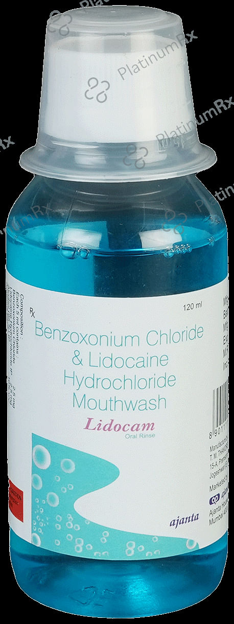 Lidocam Mouth Wash 120ml