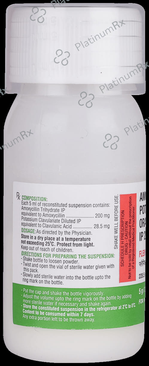 Flemiclav Kid 200/28.5mg Dry Syrup 30ml