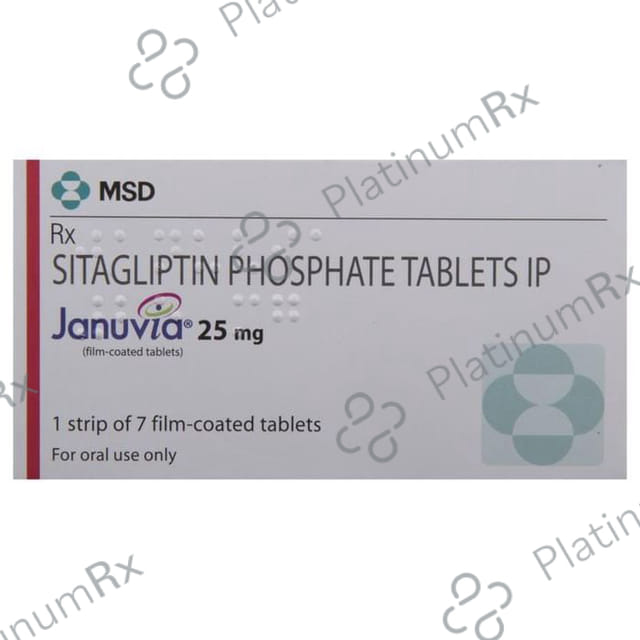 Januvia 25mg Tablet 7s