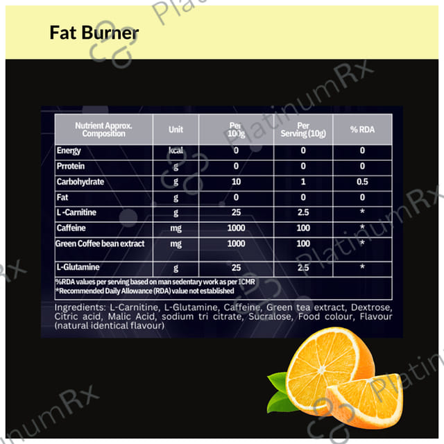 Healthy You Fat Burner Powder Orange