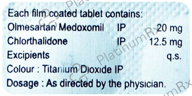 Olmetop CT 20/12.5mg Tablet 15s