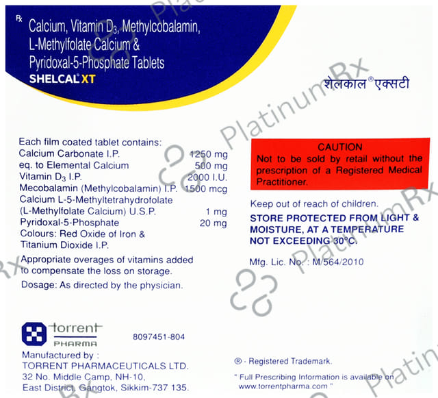 Shelcal XT Tablet 15s
