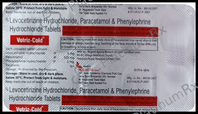 Votriz-Cold Tablet