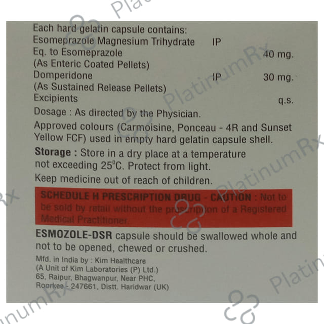 Esmozole DSR Capsule