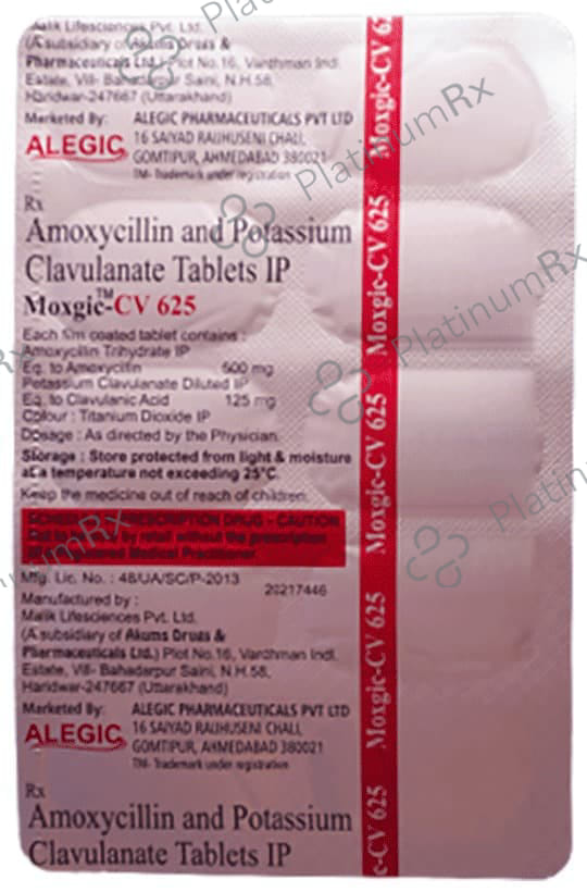 Moxgic-CV 625 Tablet