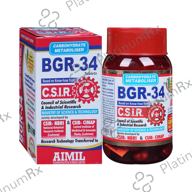 Bgr 34 Tablet 100s
