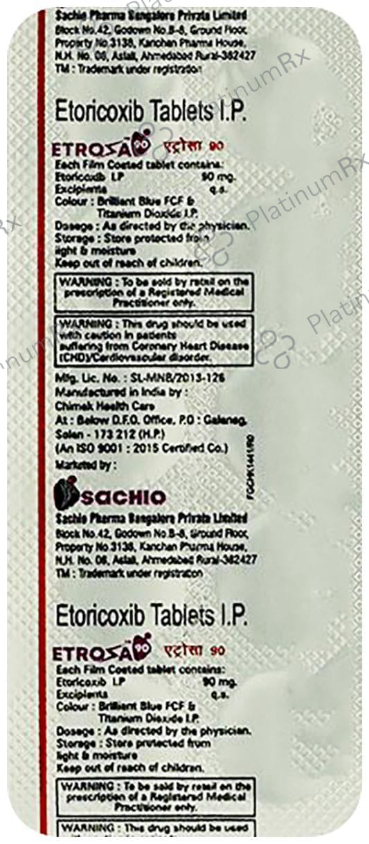 Etrosa 90mg Tablet 10s