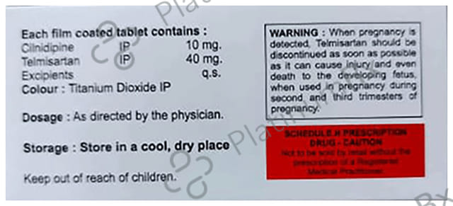 Cilsam T 10/40mg Tablet 10s