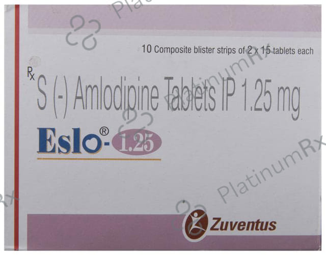 Eslo 1.25mg Tablet 15s