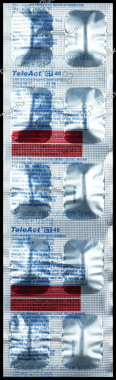 Teleact CT 12.5/40mg Tablet 10s