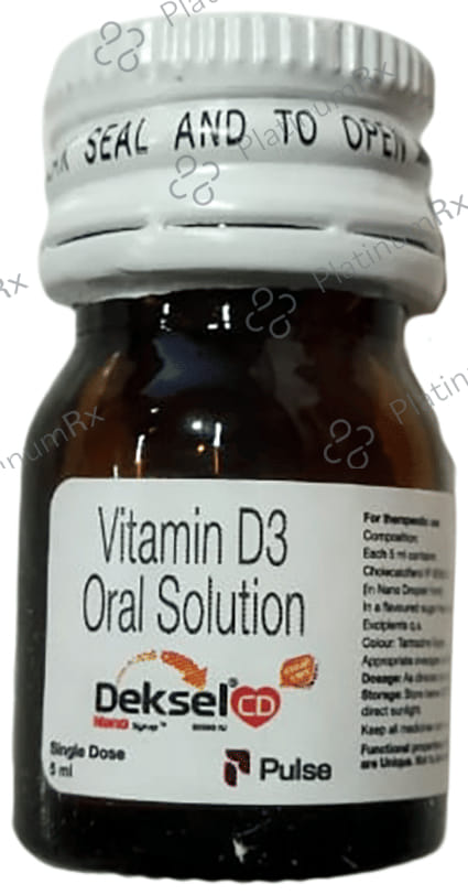 Deksel CD Nano 60000IU Sugar Free Oral Solution 5ml