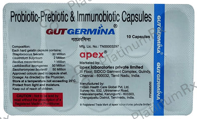 Gutgermina Capsule 10s