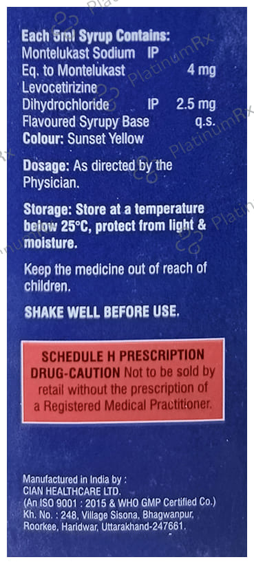 Alerzest M Kid Syrup Orange