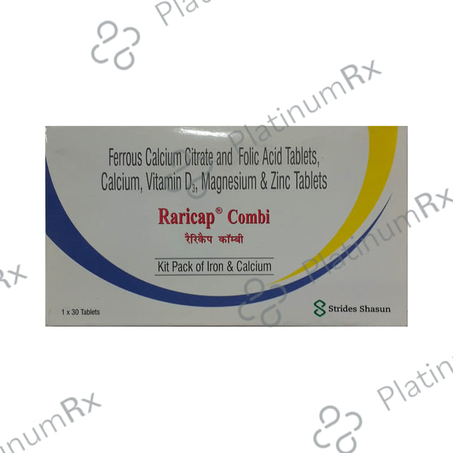 Raricap Combi Tablet 30s