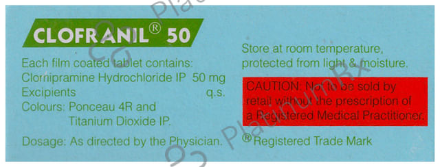 Clofranil 50mg Tablet 10s