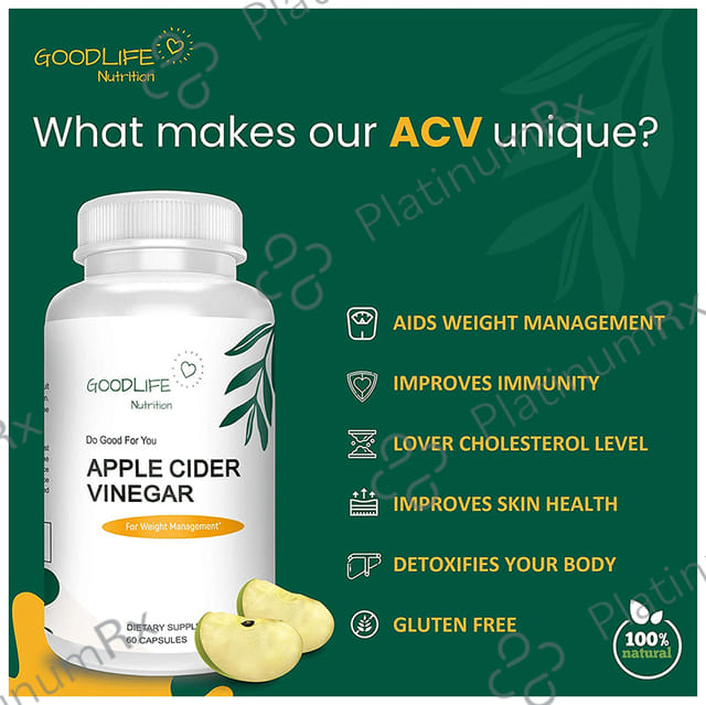 Goodlife Nutrition Apple Cider Vinegar Capsule
