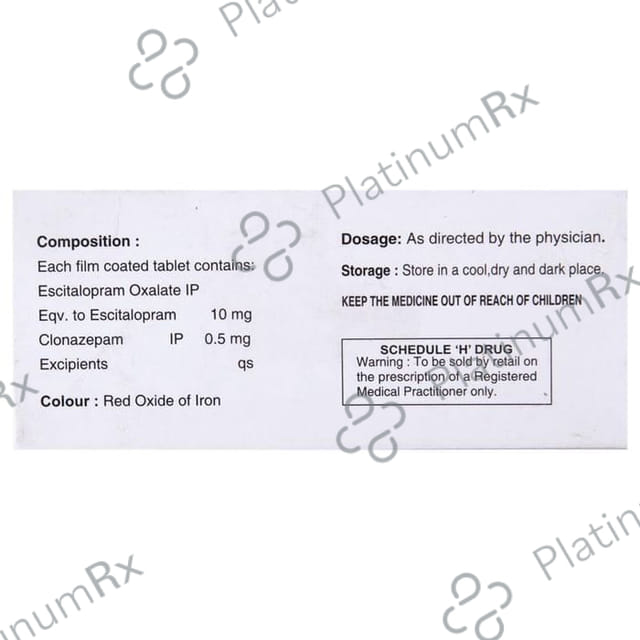 Anxiset Plus 0.5/10mg Tablet 10s