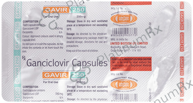 Gavir 250mg Capsule 8s