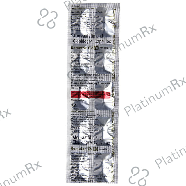 Remetor CV 10 Capsule 10 Capsule