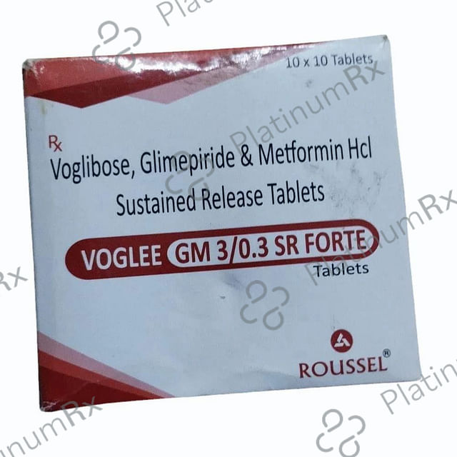 Voglee GM 3/0.3mg SR Forte Tablet 10s