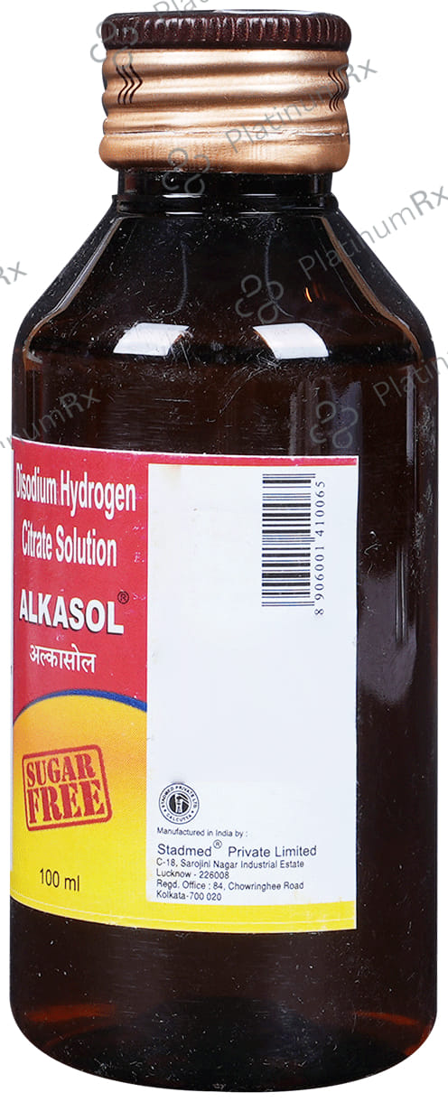 Alkasol 1.4gm Oral Solution Sugar Free 100ml