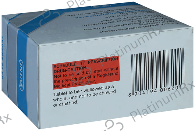 Zevert 24mg Tablet SR 14s