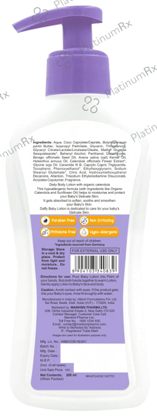 Daffy Baby Lotion 200ml
