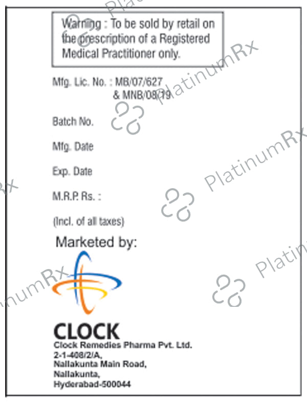 Gluclock 600 Injection