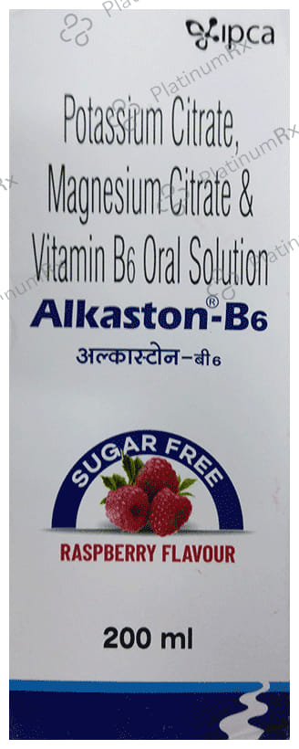 Alkaston B6 Sugar Free Raspberry Flavour Oral Solution 200ml