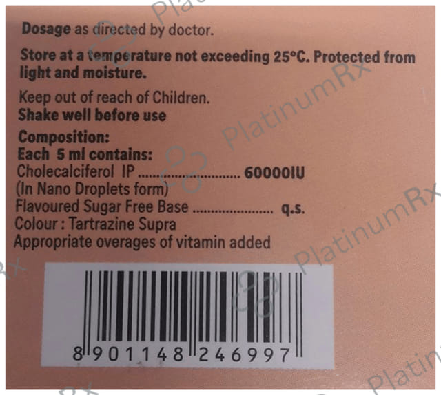 Kidrich-D3 Oral Solution Mango & Mint Sugar Free