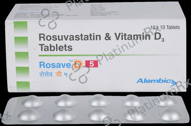 Rosave D 5/1000IU Tablet 10s