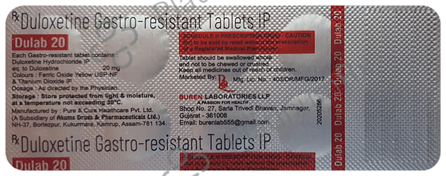 Dulab 20 Tablet